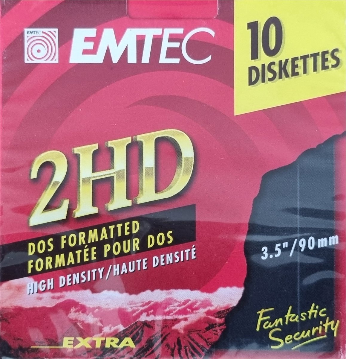EMTEC/BASF HD-MF2 Diskette 10-pack Vintage