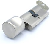 Cylindre à bouton - 30/30 mm - acier inoxydable