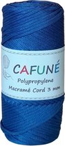 Cordon macramé polypropylène Cafuné - Indigo - 3mm - PP6 - cordon tressé - Crochet - Macramé - Confection de sacs