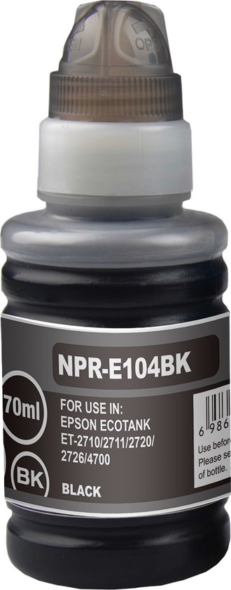 Encre de marque privée Inkdag - Epson Ecotank 104 - Zwart et couleur - 70ML  ET-2700