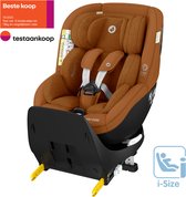 Maxi-Cosi Mica Pro Eco i-Size Autostoeltje - 360° draaibaar - Gerecyclede stoffen - Authentic Cognac - Vanaf de geboorte tot ca. 4 jaar - Beste Koop door Test Aankoop