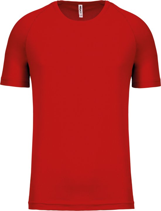 Herensportshirt 'Proact' met ronde hals Red - XS