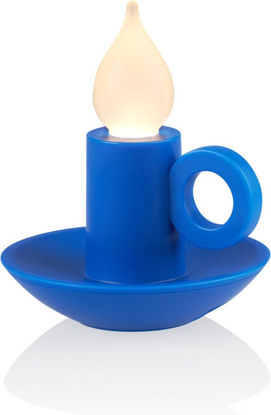 Bitten Design Oplaadbaar Kandelaar Lampje - Blauw van Bitten — afbeelding 3