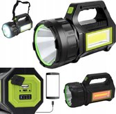 Kampeerlamp XL - met Powerbank - met Alarmlicht - Solar - Zonne-energie - USB - Waterbestendig - Noodlamp - Tentlamp Oplaadbaar - Met Powerbank - Zonne-energie - Camping Lamp - Noodverlichting - Buitenverlichting