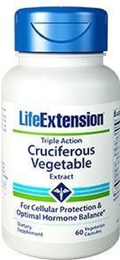 Life Extension Triple Action Cruciferous Vegetable Extract | bol.com