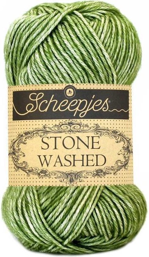 10 x Scheepjes Stone Washed 806 Canada Jade