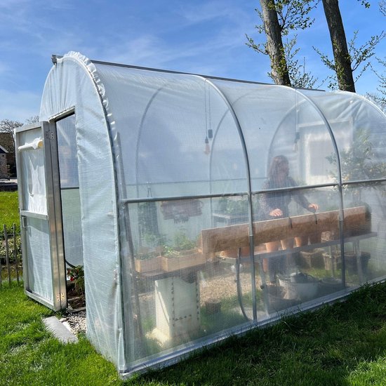 KWEEK Urban folietunnel 240 cm breed, 250 cm hoog en 360cm lang