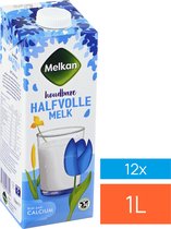 Melkan Houdbare halfvolle melk 12 x 1 liter