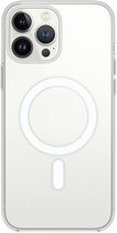Iphone 14 Pro MagSafe Hoesje Transparant – Iphone Hoes met magneet ring – Doorzichtig