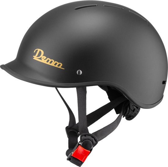 DEMM E-Rider Speed pedelec helm - Elektrische fietshelm - Snorscooter, Snorfiets, Step helm - vrouwen en mannen - M - Mat Zwart - Gratis helmtas