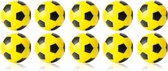Robertson - Tafelvoetbal Ballen - 35 mm - Geel / Zwart - 10 stuks