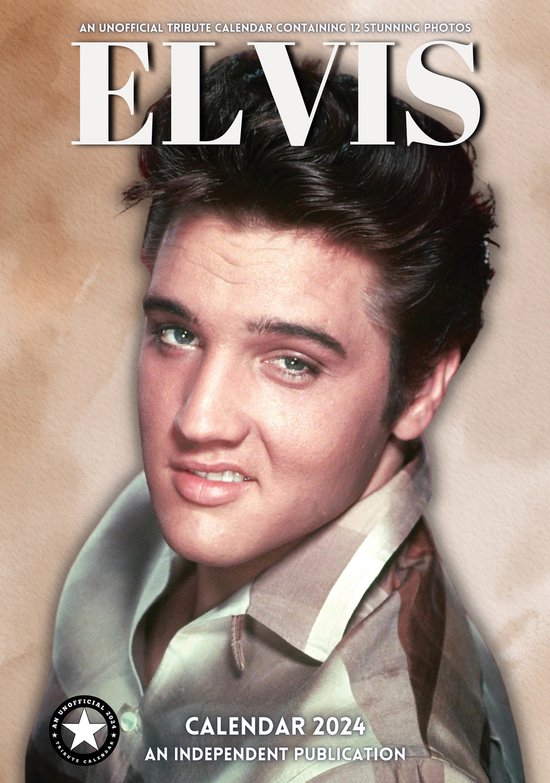 Calendrier Elvis Presley 2024 A3 Bol   550x783 