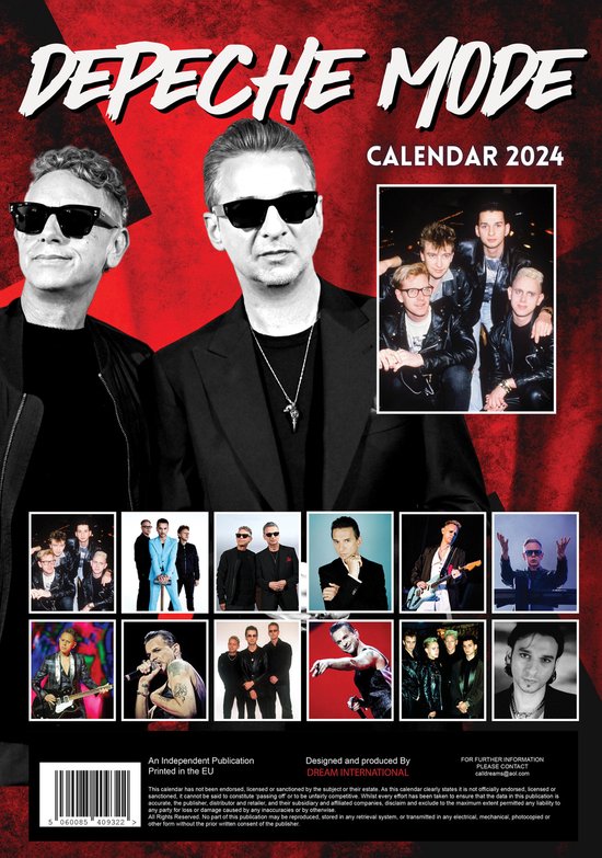 Depeche Mode Kalender 2024 A3