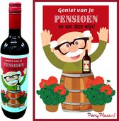 Étiquette de vin Retraité - Étiquette de vin pour collègue retraité - Étiquette pour bouteille de vin - Cadeau de Vin pour Pensionado