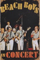 Wandbord Concert - Beach Boys In Concert