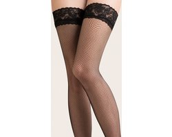 Netkousen - Hold up Kousen - Kabarette 151 - Zwart - Maat XS/S