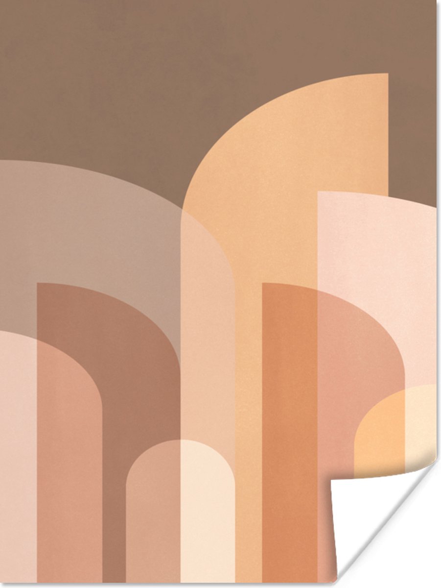 Poster Abstract - Pastel - Kunst - 60x80 cm