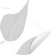 WallCircle - Muurstickers - Behangcirkel - Pastel - Abstract - Design - 80x80 cm - Muurcirkel - Zelfklevend - Ronde Behangsticker