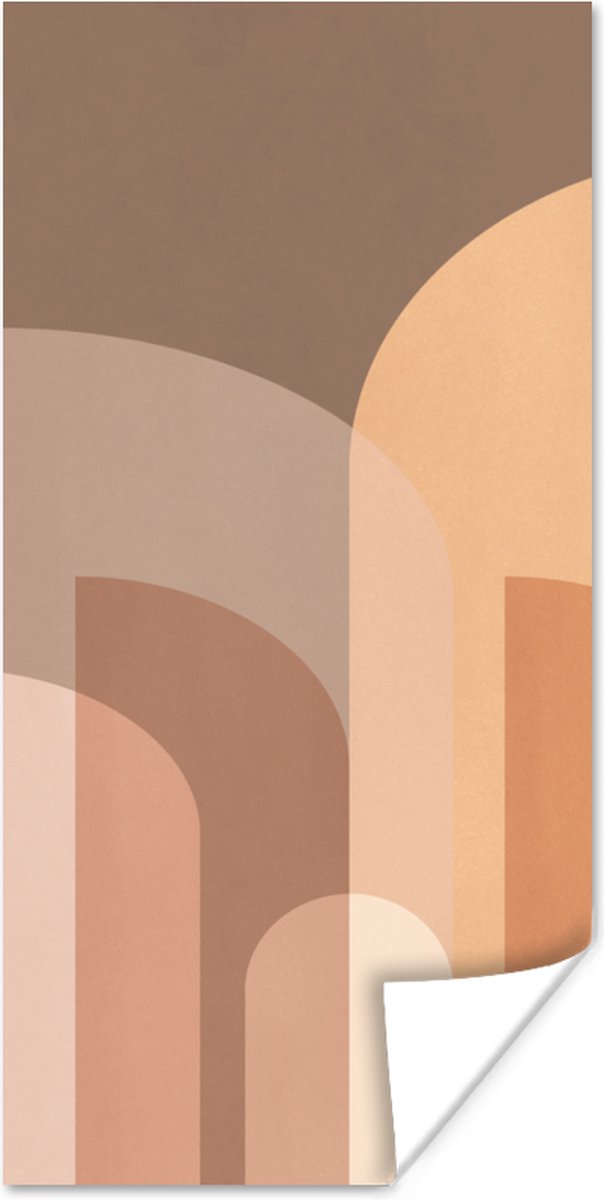 Poster Abstract - Pastel - Kunst - 40x80 cm