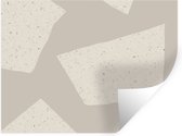 Muurstickers - Sticker Folie - Terrazzo - Abstract - Pastel - Patronen - 160x120 cm - Plakfolie - Muurstickers Kinderkamer - Zelfklevend Behang XXL - Zelfklevend behangpapier - Stickerfolie
