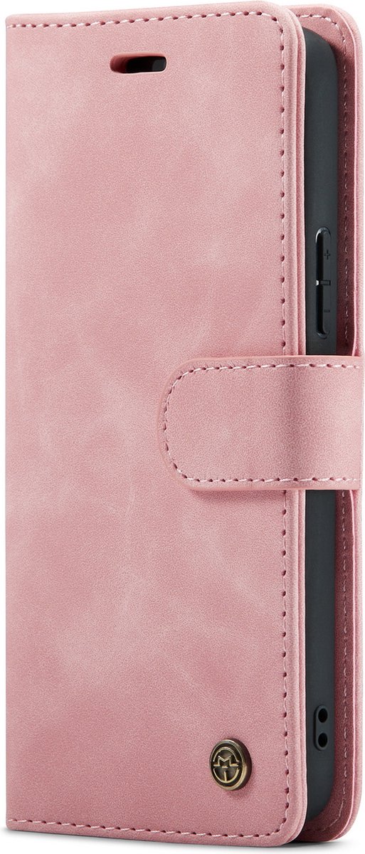 Casemania Hoesje Geschikt voor Google Pixel 7A - Pale Pink - 2 in 1 Magnetic Book Case
