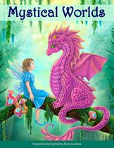 Alena Lazareva - Mystical Worlds - Grayscale Coloring Book for adults - Kleurboek voor volwassenen