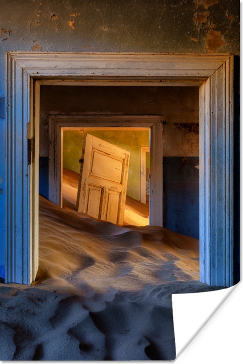 Zand - Blauw - Deur - Architectuur