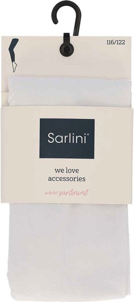 Sarlini - Legging - Girls - Wit - Basic - Cotton - Maat 104/110