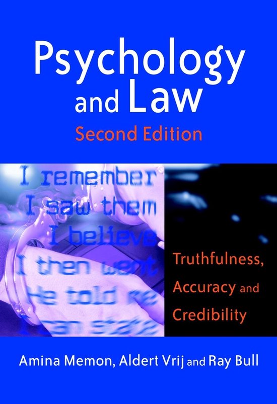 Psychology And Law - cover