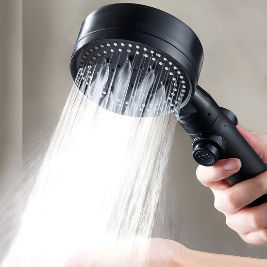Westwood® - Waterbesparende Douchekop - Handdouche met hoge druk – Regendouche - 5 Massagestanden - Zwart Mat - Westwood