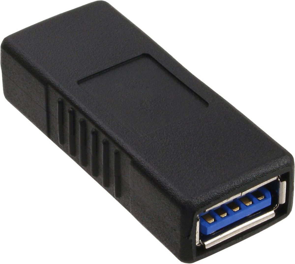 USB-A (v) - USB-A (v) koppelstuk - USB3.0 / zwart