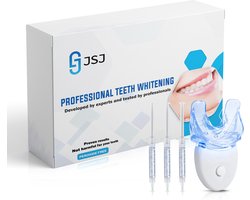 JSJ® Tandenbleekset - Tanden bleken - Teeth whitening - Tandenblekers - Witte tanden - Zonder peroxide (0%)