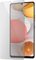 Mobiparts Screenprotector geschikt voor Samsung Galaxy A42 5G - Gehard Glas - Anti-bacterieel -