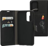 Mobiparts hoesje geschikt voor Samsung Galaxy A23 - Wallet/Boekhoesje - Eco Leer - Magneet Sluiting - Opberg vakken - Zwart