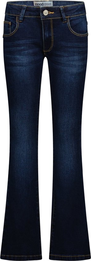 Moodstreet - Jeans Stretch Flared - Dark Used - Maat 104