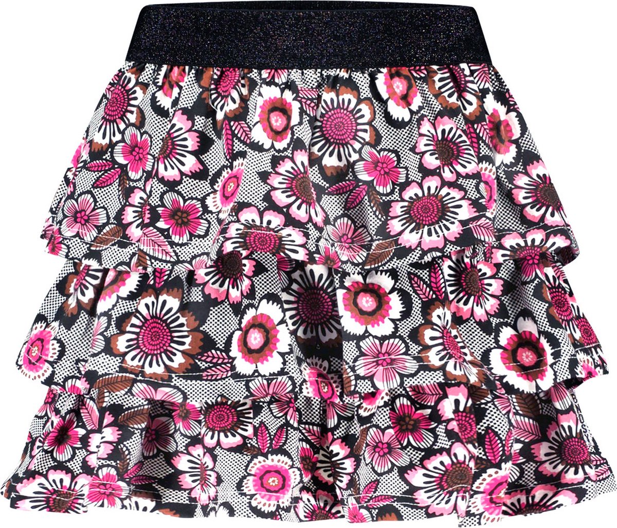 Meisjes rok 3-laags - Brilliant bloemen