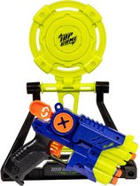 Air blaster - pijltjes pistool - speelgoed geweer - met target - schuimrubberen pijltjes -met schietdoel - single shot set - nerf game - schiet spel - speelgoed pistool - met target en pijltjes