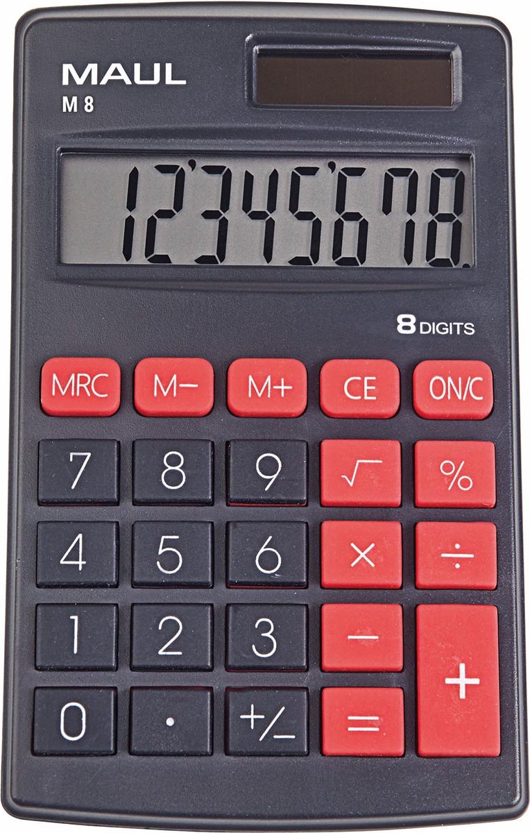 MAUL zakrekenmachine M8 | zwart