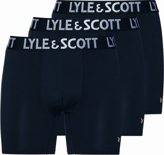 Lyle & Scott - Sous-vêtements pour hommes Elton 3-Pack Boxers - Blauw - Taille M