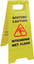 Caution wet floor bord, meertalig