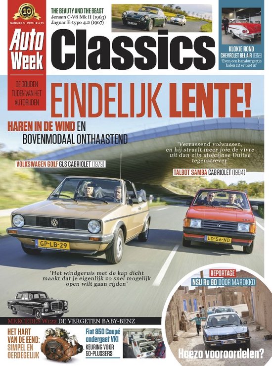 AutoWeek Classics 5-2023 - Vol van auto's