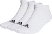 adidas Sportswear Gevoerde Korte Sokken 3 Paar - Unisex - Wit - 43-45