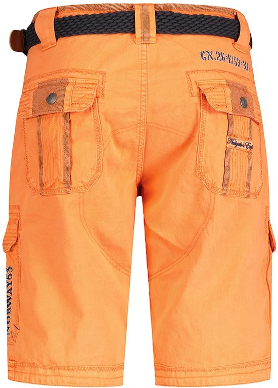 Geographical Norway Panoramique Bermuda Shorts Heren - 100% Katoen Comfortabele Cargo Shorts Voor Zomer En Sport
