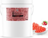 Mito Tea Popping Fruitparels - Boba Bubble tea parels - Aardbei - 1KG