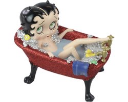 Betty Boop In Rood Glitter Bad Beeldje