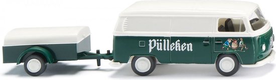 Wiking 0300 05 H0 Bus Volkswagen T2 fourgon de livraison avec remorque « Pülleken »