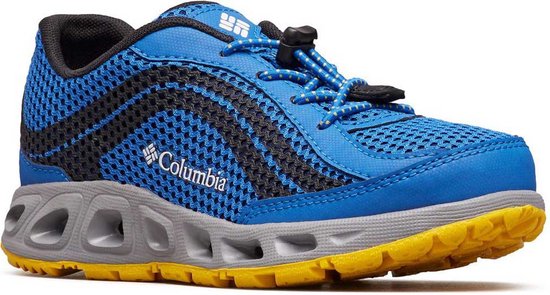 Columbia Drainmaker IV Schoenen - Stormy Blue/Deep Yellow - Kinderen - EU 28