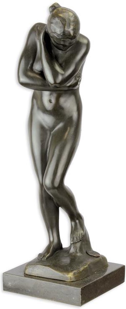 EEN BRONZEN BEELDHOUWWERK VAN VOORAVOND, A BRONZE SCULPTURE OF EVE