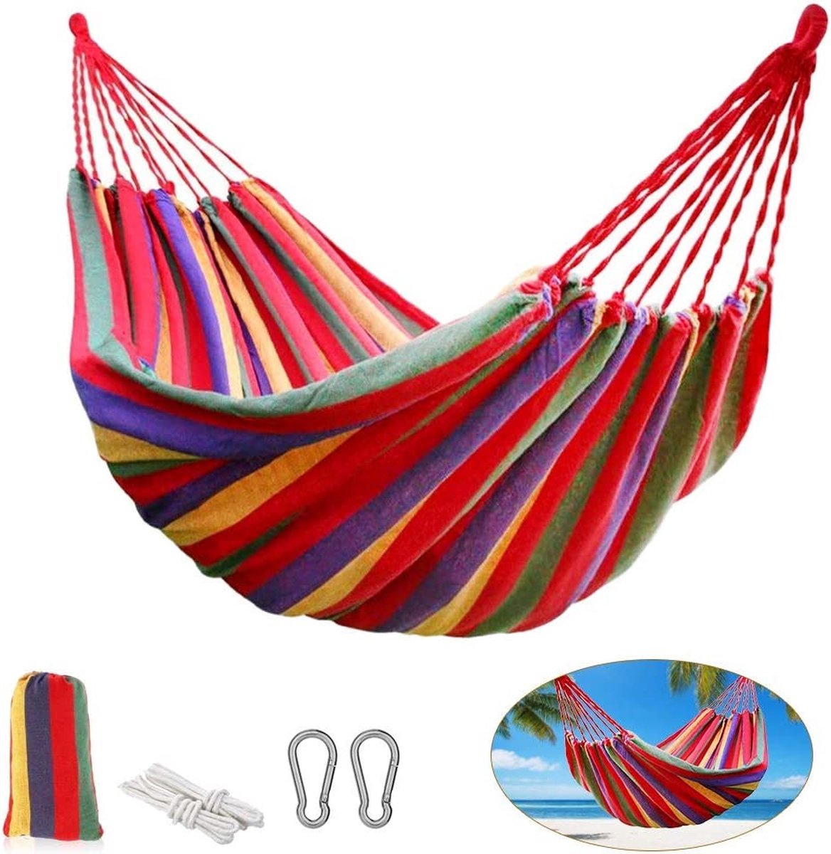 Hammock – hangmat – stevige hangmat – binnen en buiten – premium