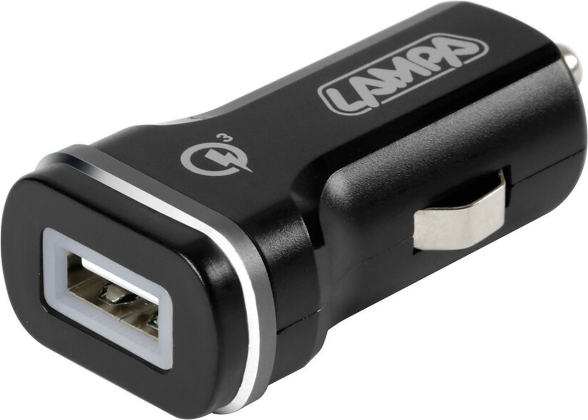 Lampa Autolader USB 1 Poort - 12/24V - PD - Snelladen - 18W - Universeel